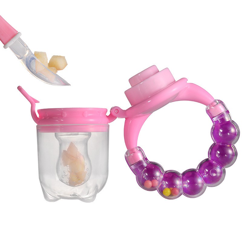 Rattle Fruit Feeder | Dot Empeng Buah+Kerincingan | Baby Fruit Pacifier