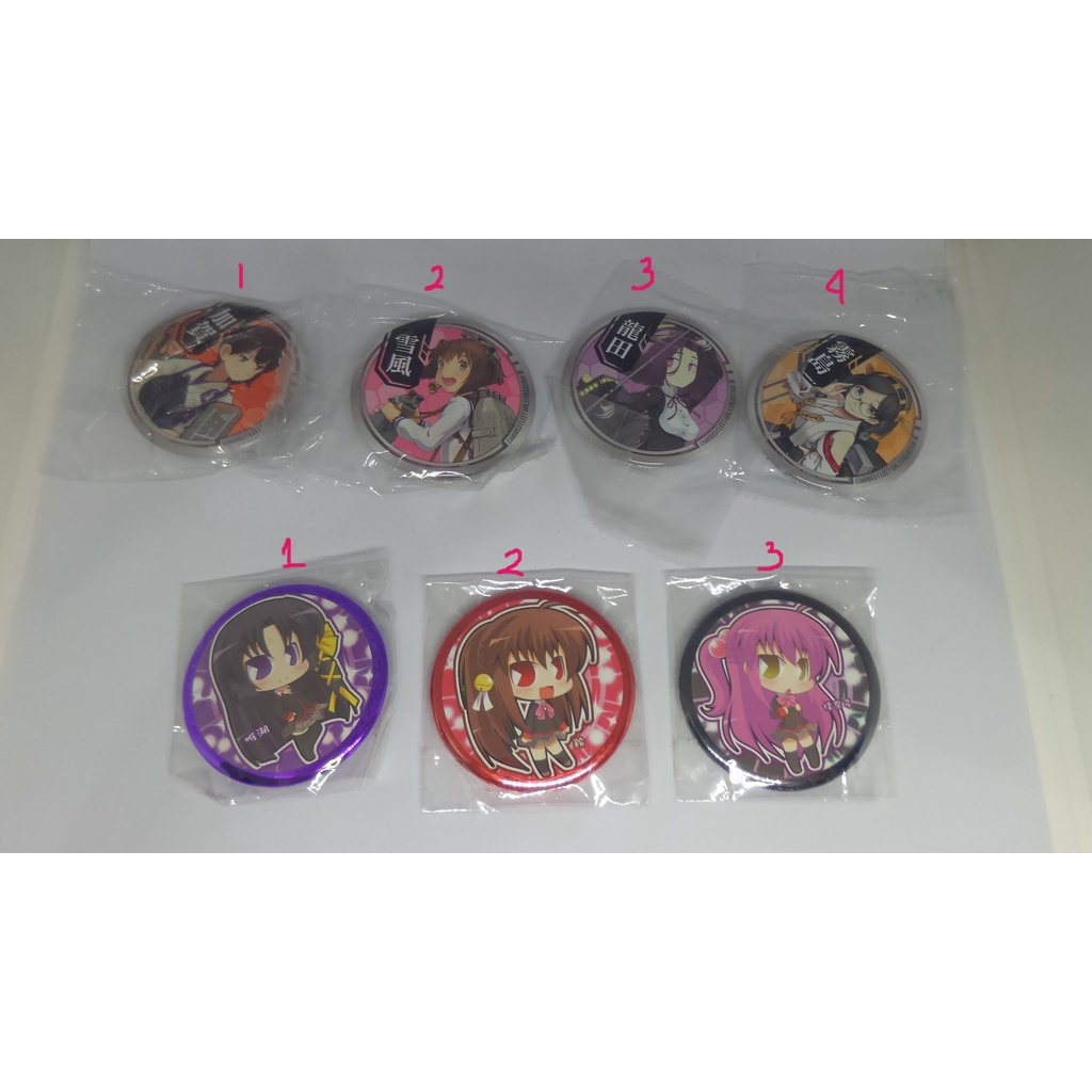 Can Badge Pin Kantai Collection & Little Busters