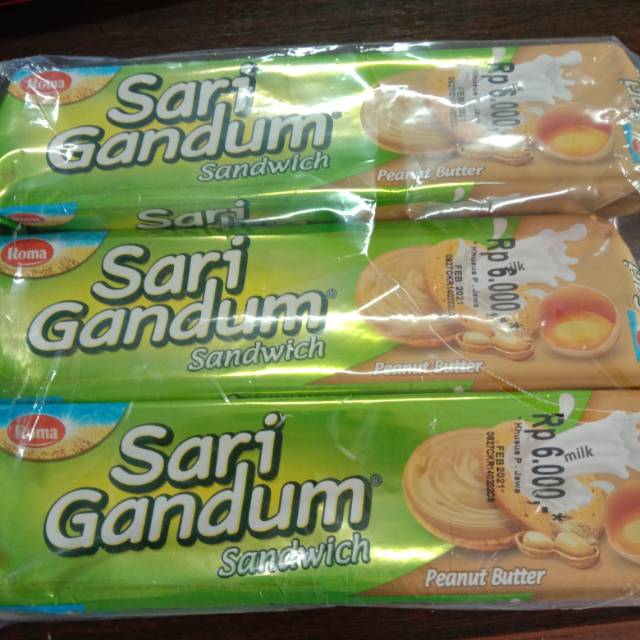 

Roma sari gandum peanut butter