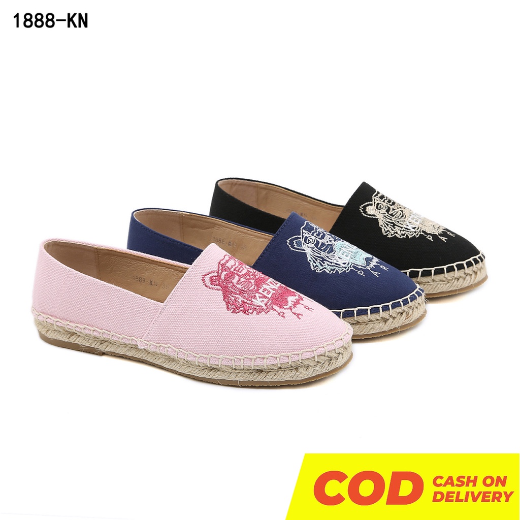 BSBPO NEW RESTOCK SEPATU LOAFER WANITA #1888-KN #5163 BS #6023 #7902 #778-25 ESPADRILLES PLATINUM FA