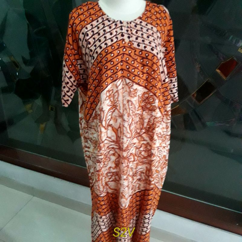 DASTER JUMBO BATIK WANITA MOTIF DAUN LD 120