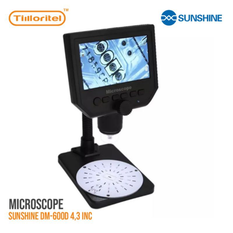 MICROSCOPE DIGITAL SUNSHINE DM-600S + LCD 4.3INC
