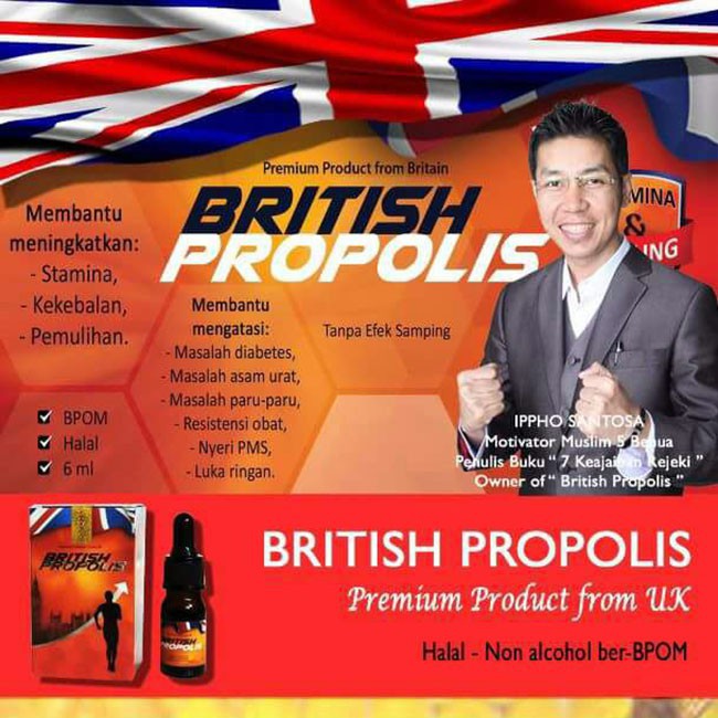 PROMO BRITISH PROPOLIS ORI GRATIS ONGKIR