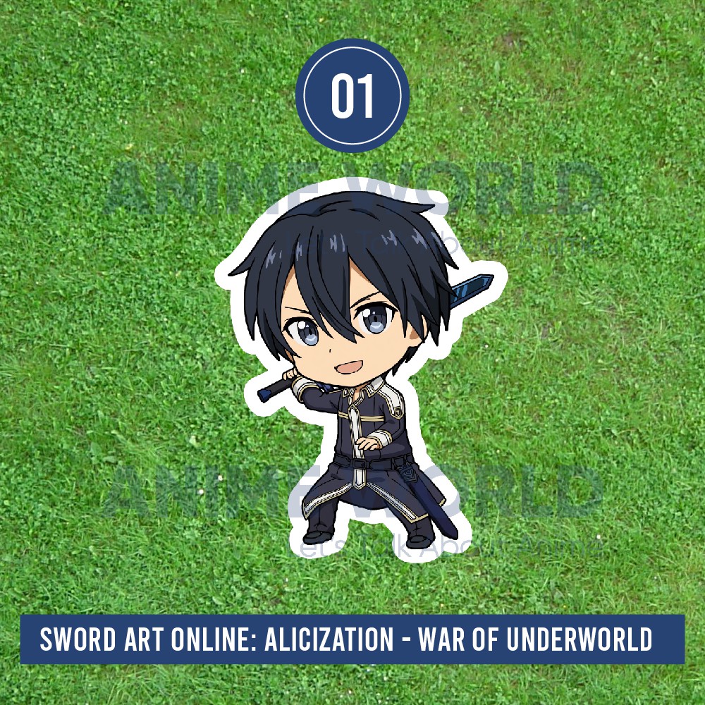 Stiker Anime Sword Art Online Alicization War Of Underworld