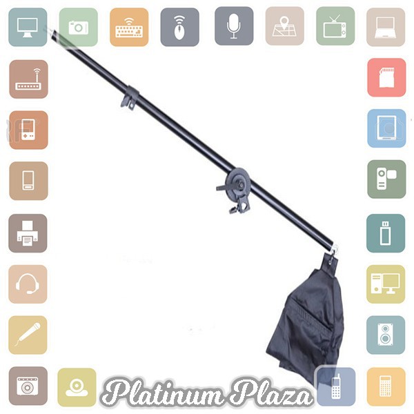 Boom Arm Bracket Lampu Foto Studio - Black`BG8G5V-