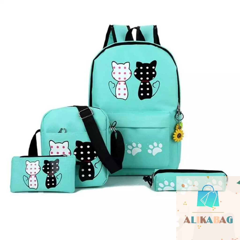 ALIKA BAG - Tas Ransel Sekolah Anak Perempuan GirlsTravel Backpack