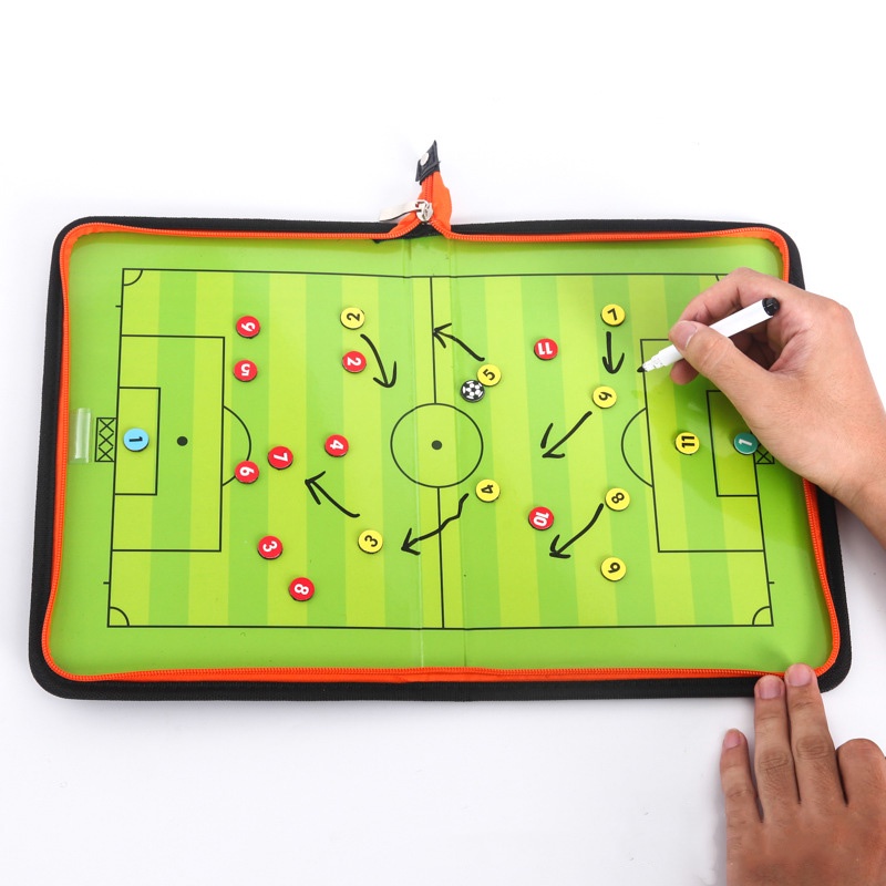 32*53CM Papan Strategi Pelatih Tactic Board Magnet Sepakbola Coach Board