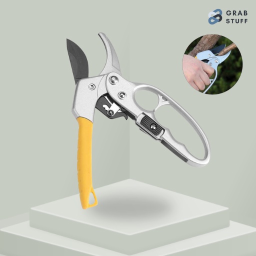 Gunting Tanaman Ranting Garden Pruning Shear Scissors Kuat / Gunting Tanaman Material Besi Tajam dan Keras / Alat Berkebun Gunting Dahan Ranting Pohon Tangkai Bunga Tajam Lekukan Ergonomis Nyaman Awet / Alat Berkebun Pemula Gunting Ranting Bunga Tumbuhan