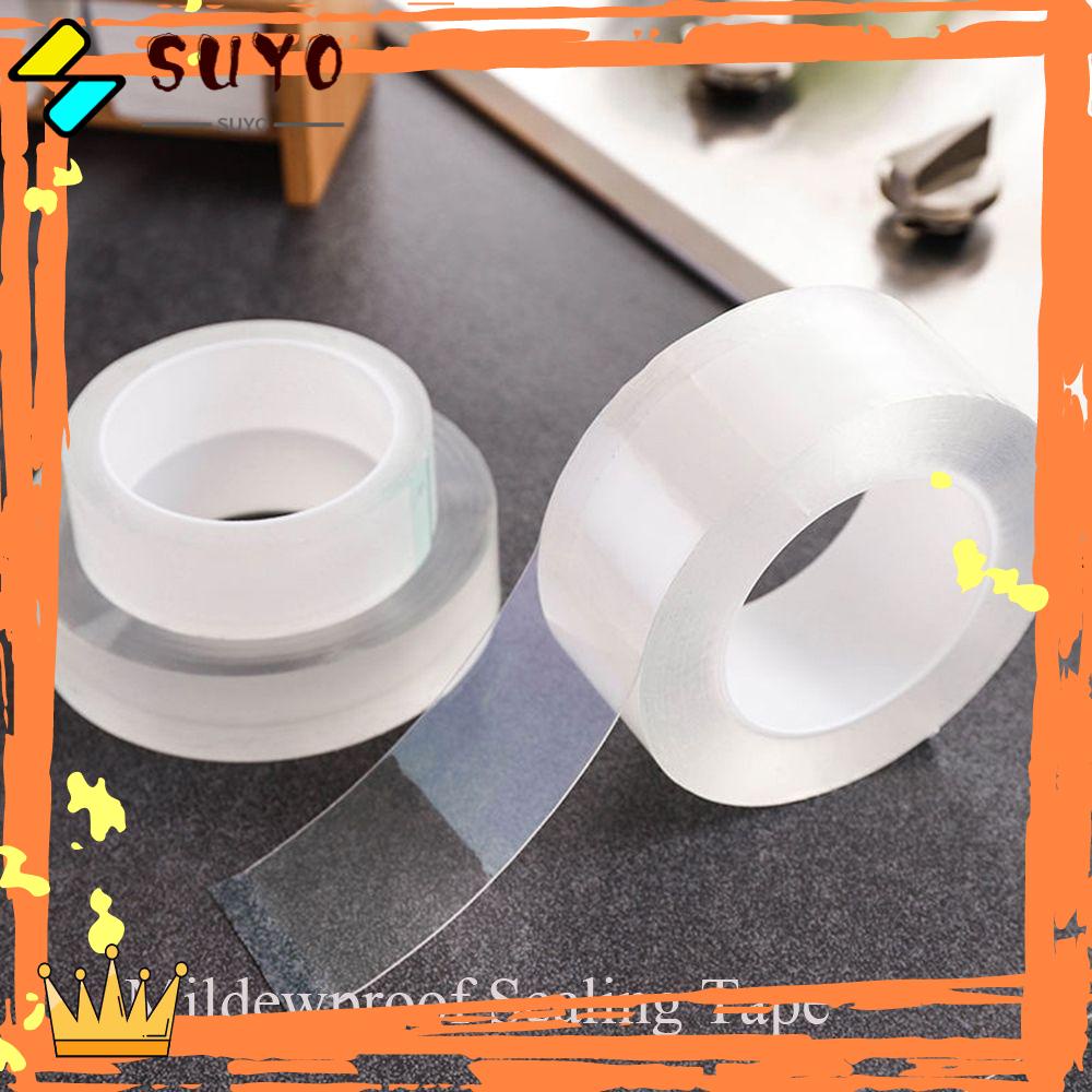 Suyo Tape Sealant Transparan Anti Air / Jamur Untuk Wastafel / Bak Cuci Piring