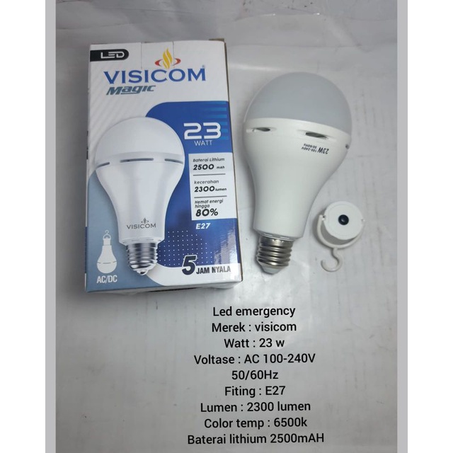 Jual Lampu Led Emergency Visicom Led Magic Visicom W Watt Lampu Ajaib Shopee Indonesia