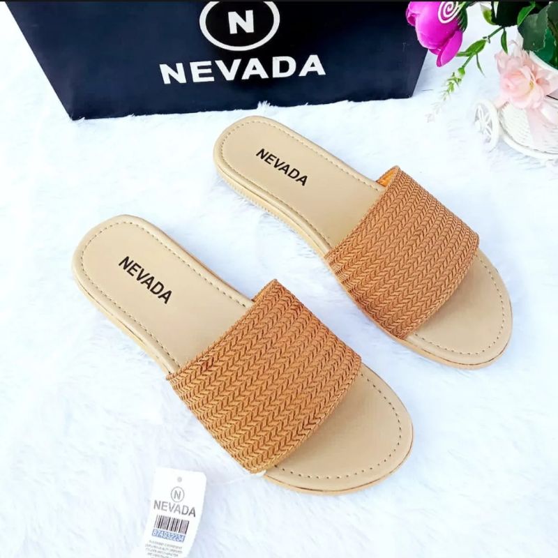 Sandal Flat Rajut import terbaru-Sandal Cewek Kekinian Murah Gratis Ongkir