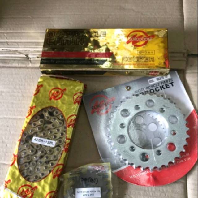 Gear set ninja 150 R ninja 2T RR 428 33 34 35 36 37 38 willwood sss