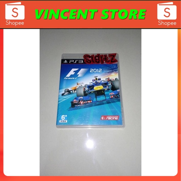 bd ps3 kaset game FORMULA 1 2012