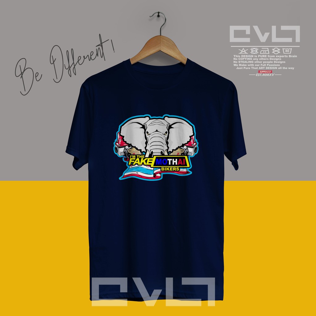 Kaos / Baju Thailook Fake Mothai Gajah Thailand Edition Kaos Otomotif Racing Thailook Murah -Mawar