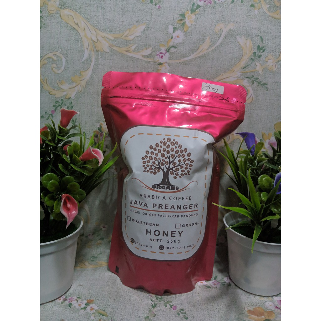 

HONEY PROCESS 250 g - ORGANO COFFEE: ARABICA COFFEE JAVA PREANGER