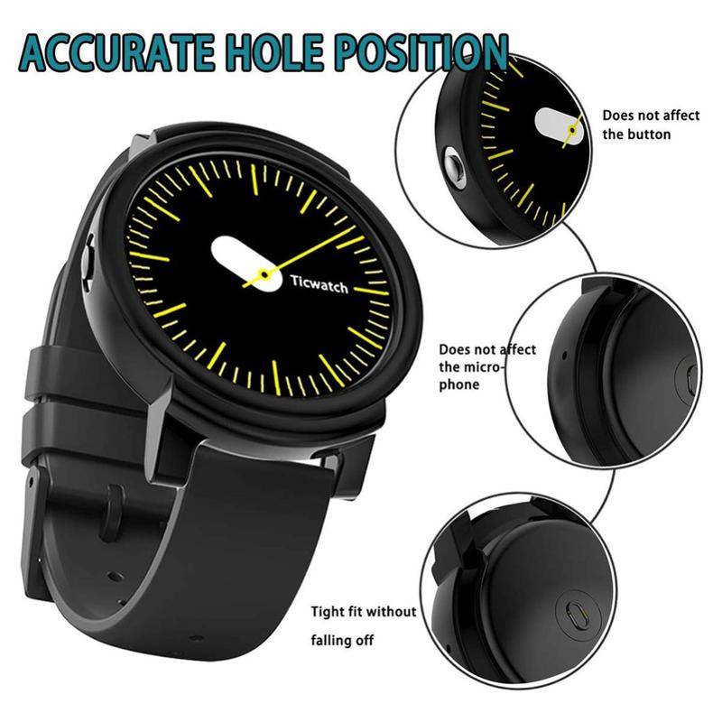 Soft Case Frame Bumper Shockproof Cover Proteksi Smartwatch TicWatch Pro 3