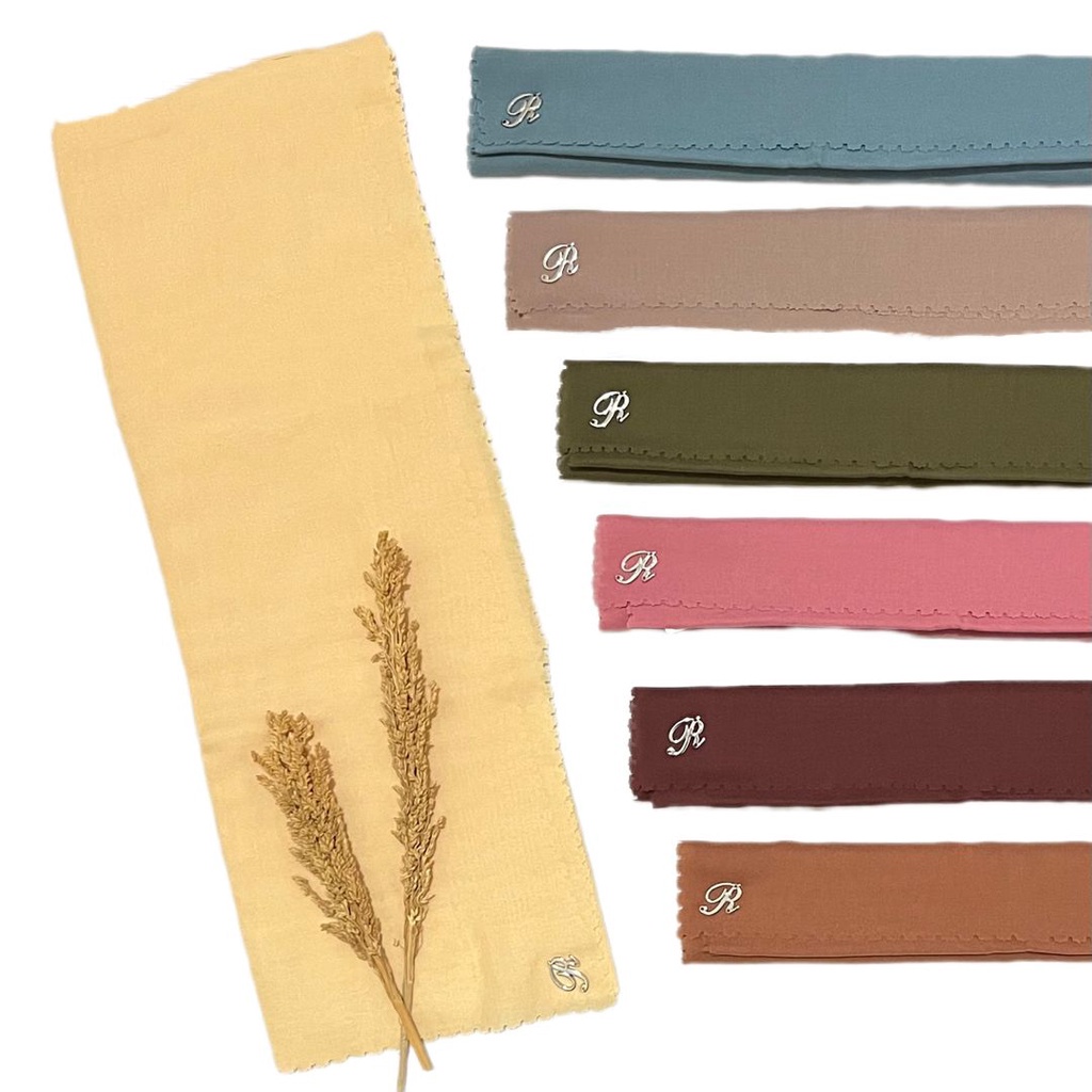 Radwah - Aira Scarf - Hijab Segi Empat Polos Voal Anti Air