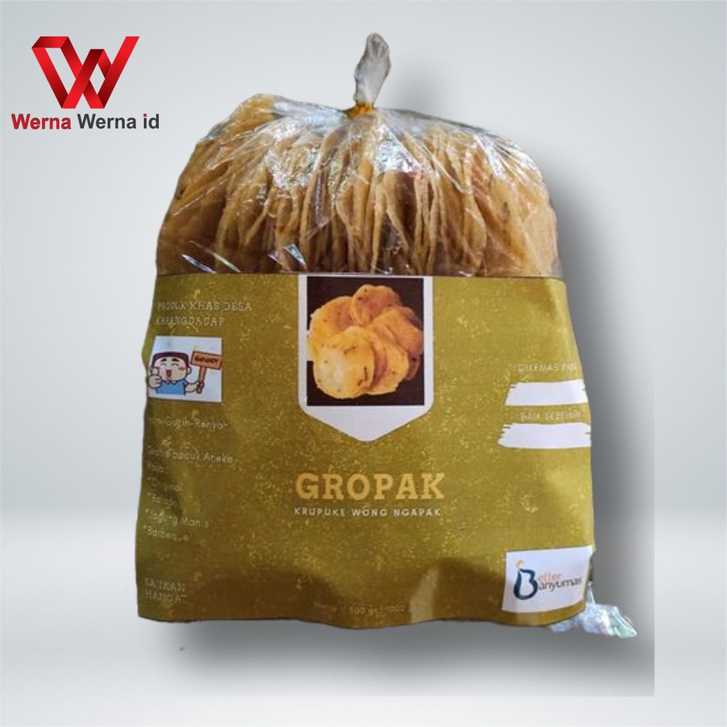 

Opak Kerupuk Gropak khas Banyumas 500gram