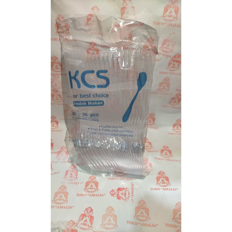 Sendok Makan Plastik Isi 25Pcs