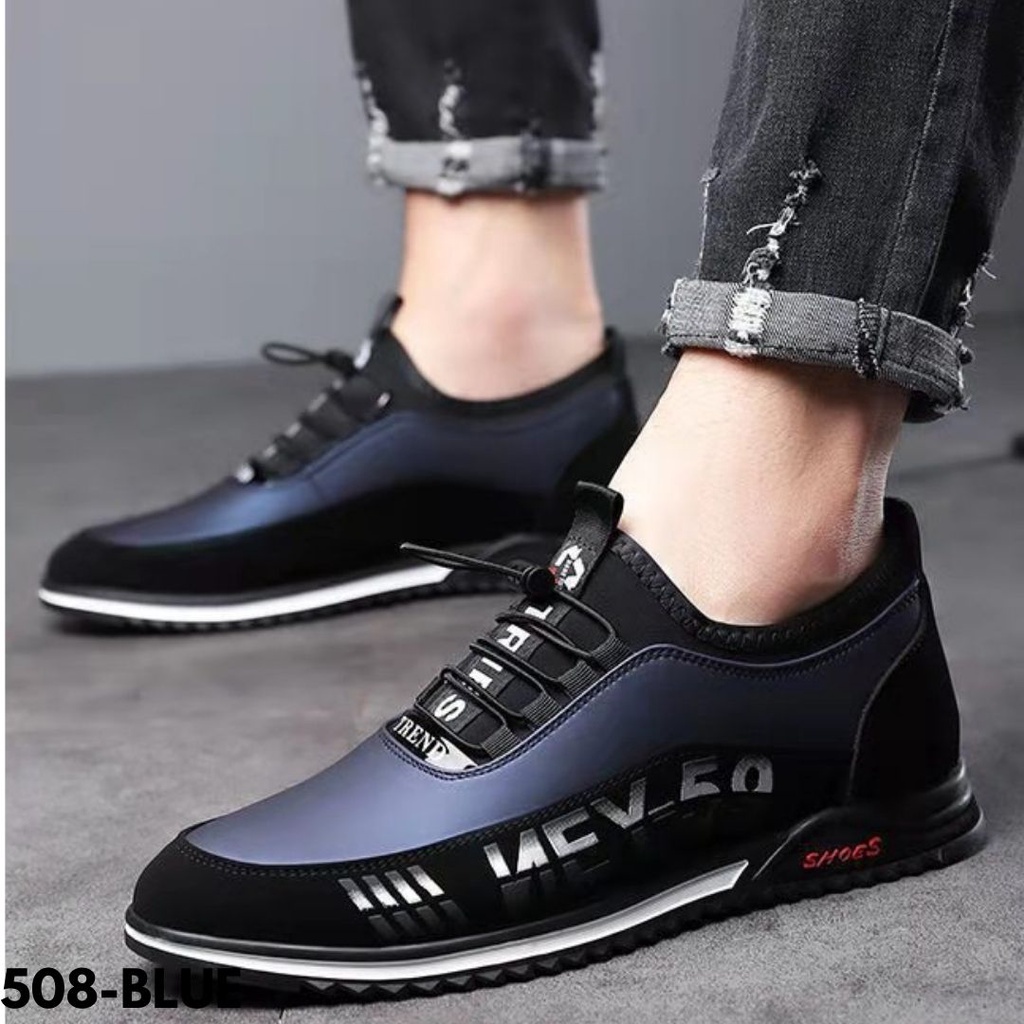 SEPATU SNEAKERS PRIA GAUL TERBARU KULIT KANVAS IMPORT NYAMAN KASUAL MODIS OOTD KEREN LARI OLAHRAGA 508