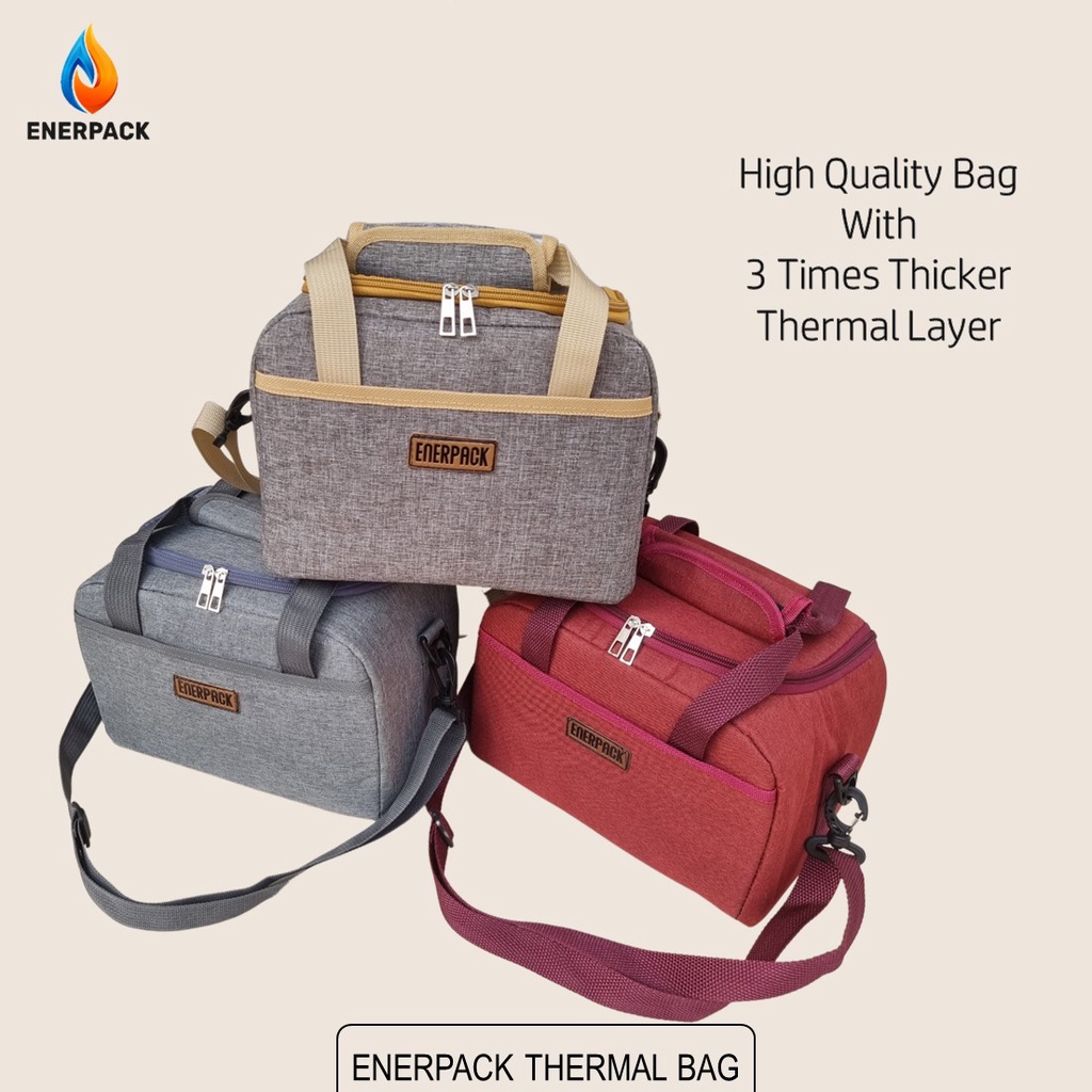 ENERPACK Lunch Bag Tas Bekal Makanan / Tas Bekal Kantor Seri EP-M