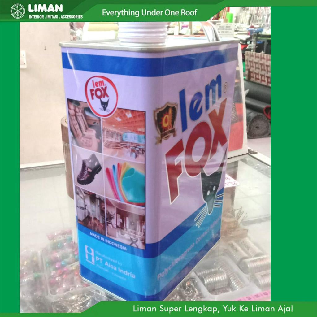 Lem Fox Biru 2,5 kg / Lem Sepatu (Fox Biru Galon)