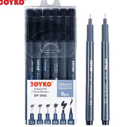 

Paket Laris Spidol Drawing Joyko DP-298S / Drawing Pen Joyko 6 set