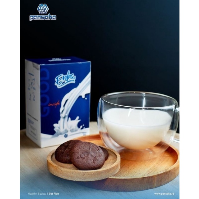 pansaka Enka plus menjaga kesehatan tulang dan gigi rasa vanilla isi 10 set