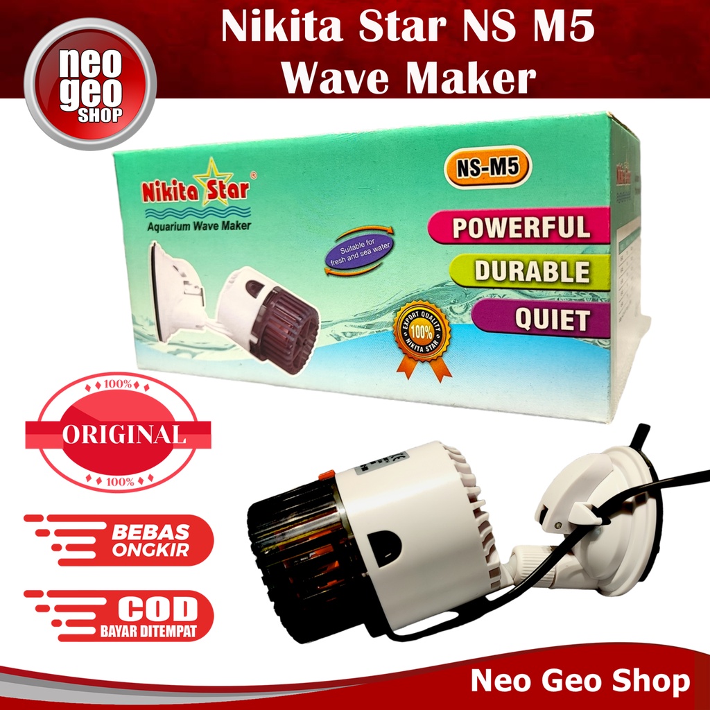 NS M5 NSM5 NIKITA STAR Wave Maker Pompa Pembuat Arus Ombak Gelombang