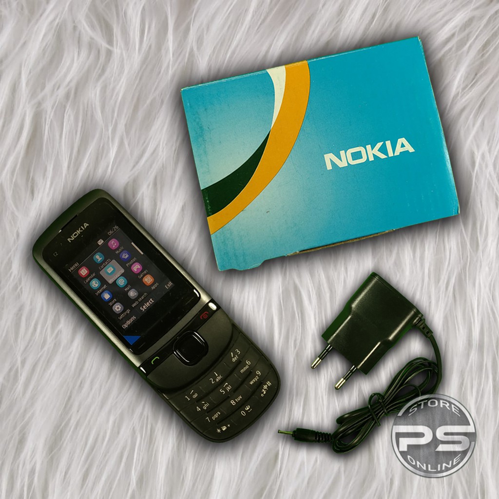 HP Nokia C2-05 Sliding - HP Jadul - HP sliding / geser - HP kecil dengan fitur lengkap-4