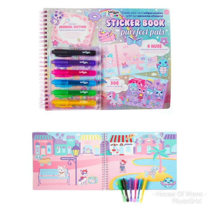 

HWN- SMIGGLE PURRFECT PALS STICKER BOOK - BUKU STICKER SMIGGLE