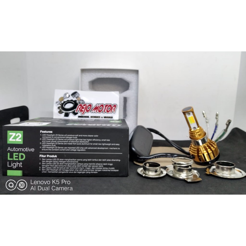 Bohlam LED + Kipas Z2 Luminos (Putih & Kuning) Original Luminos