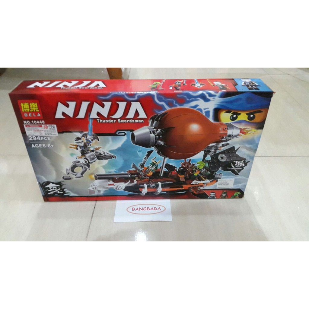 Brick BELA 10448 Zane Ninja Go 294Pcs