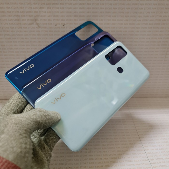 Backdoor Backcover Tutup Belakang Baterai Vivo Y50 Original - Biru