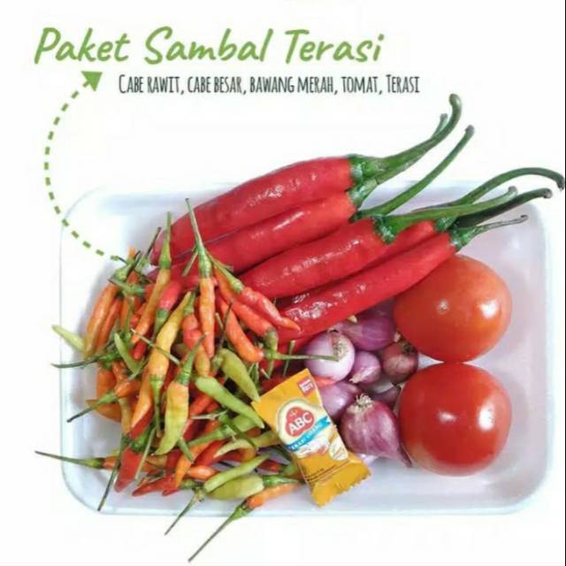 

Paket Sambal Terasi Pack / Sayuran Fresh