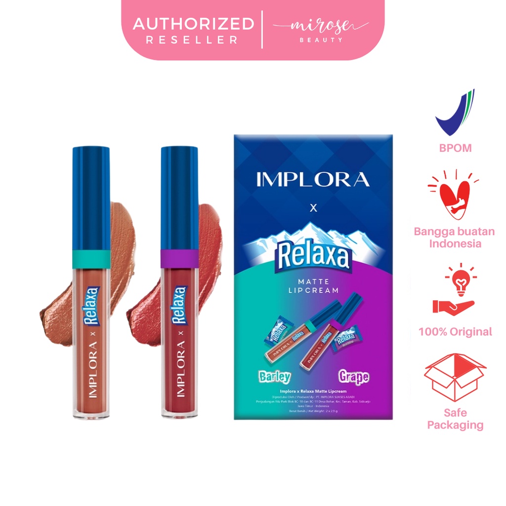 Implora x Relaxa Matte Lipcream (Limited Edition)