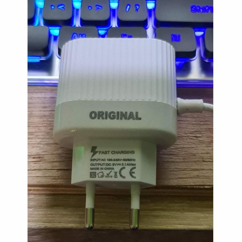 hokkiterus21⭐⭐⭐⭐⭐FAST HOME CHARGER 3usb  original