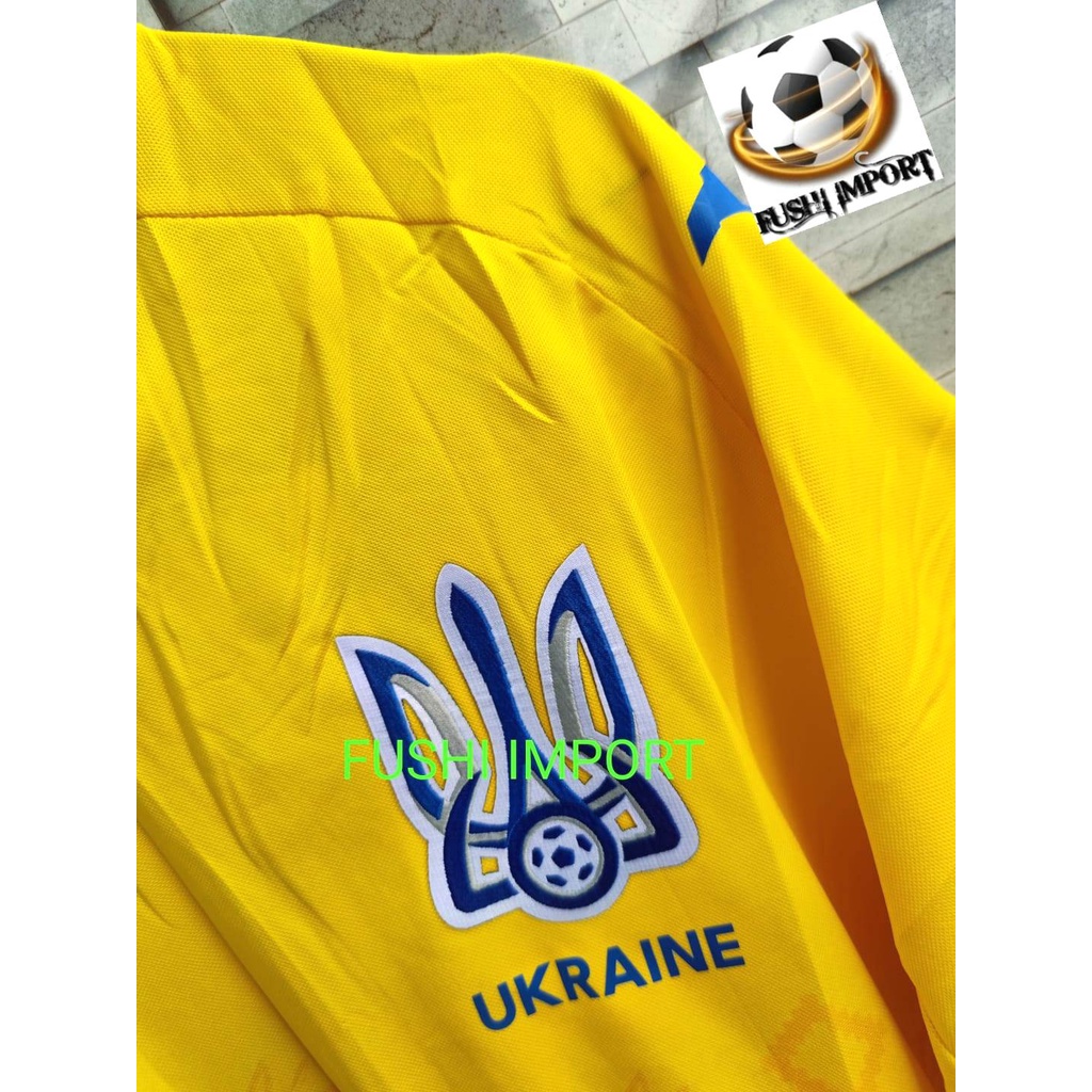 Jersey Baju Bola Ukraina Home EU 2021 Grade Ori