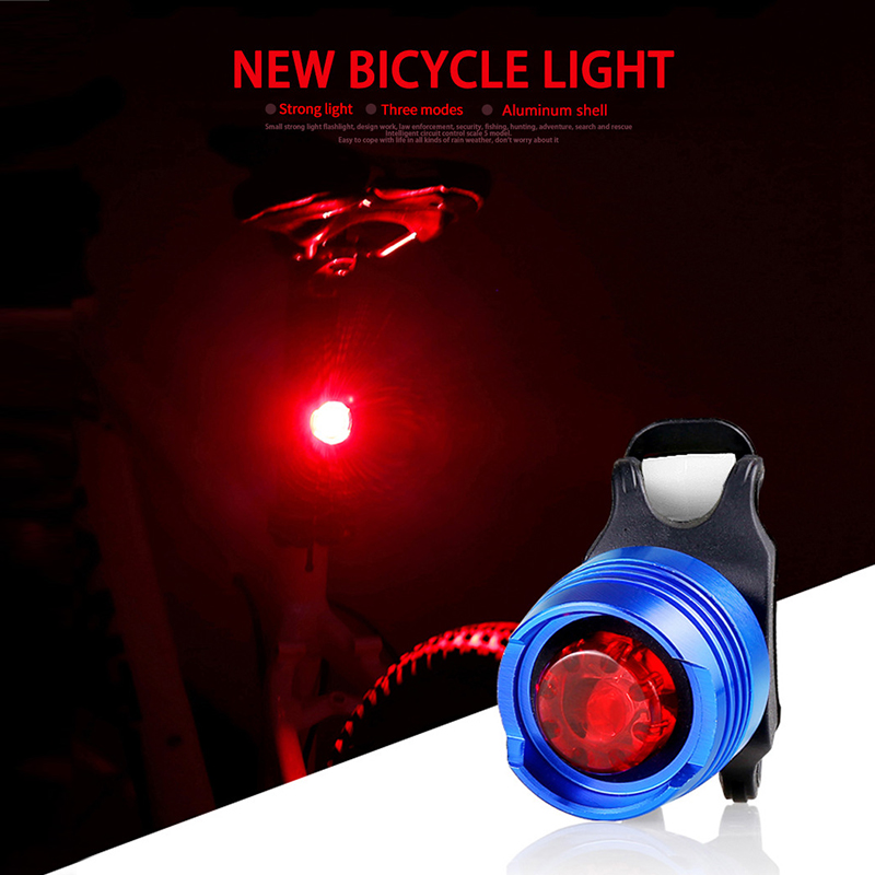 SEPEDA NIGHT WARNING LIGHT Lampu Belakang Sepeda LED dengan Pengisian USB - Terang dan Tahan Air dengan Desain yang Stylish