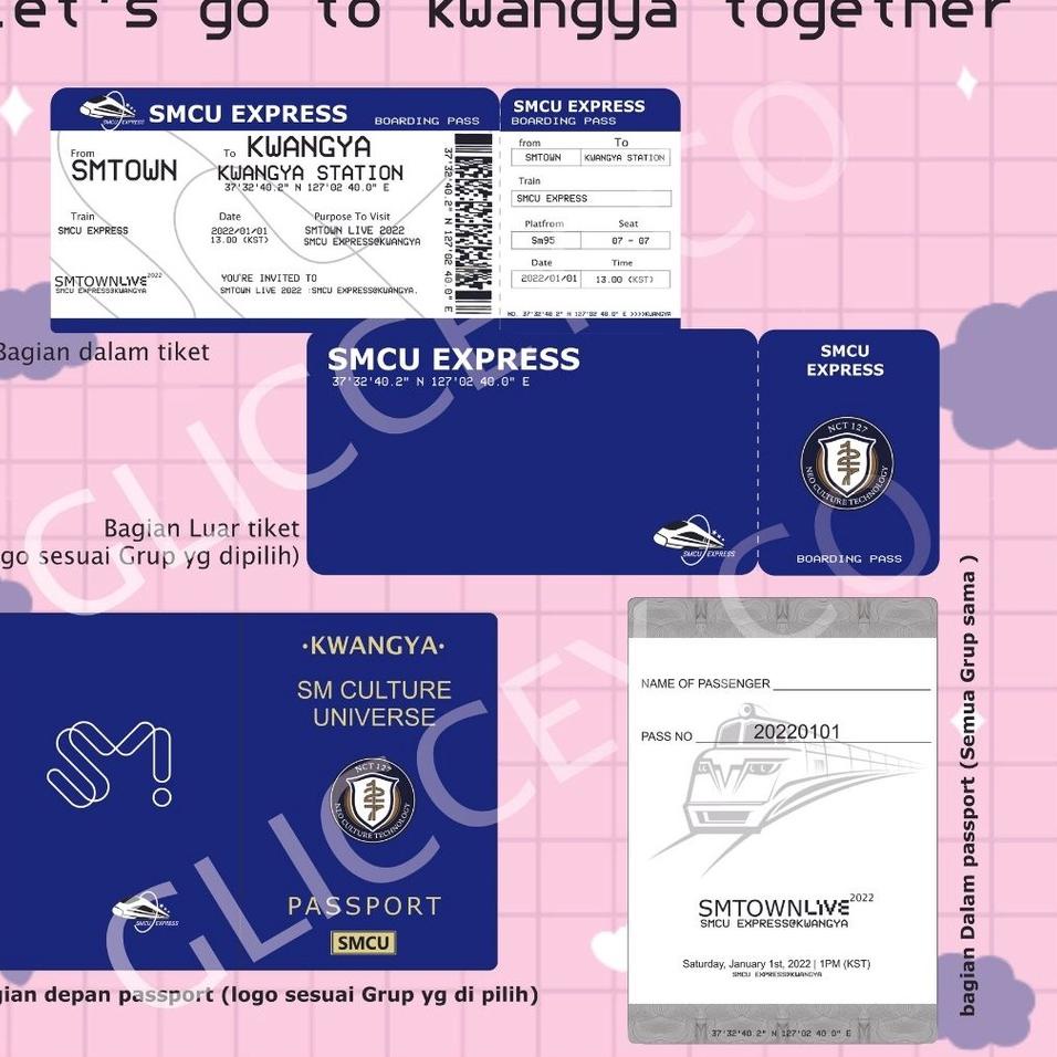 [Original] TIKET PASSPORT SMCU EXPRESS KWANGYA || SMCU EXPRESS TIKET || TIKET KONSER SMCU ?