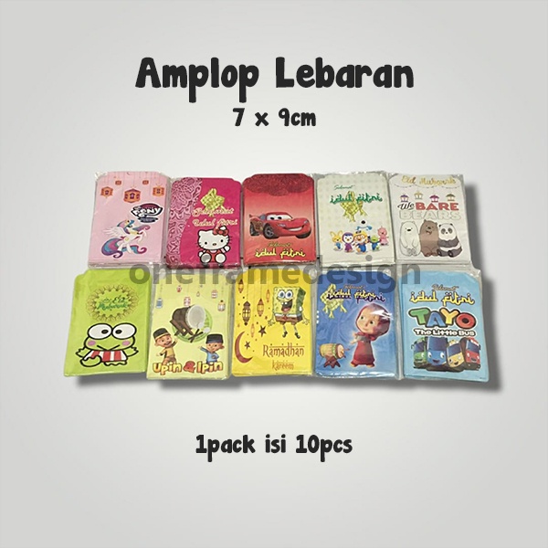 

Amplop Lebaran Angpau Idul Fitri Kartun Anak Lucu 7x9cm