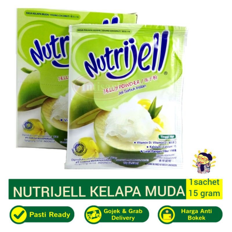 

NUTRIJELL KELAPA MUDA 15 GRAM SACHET