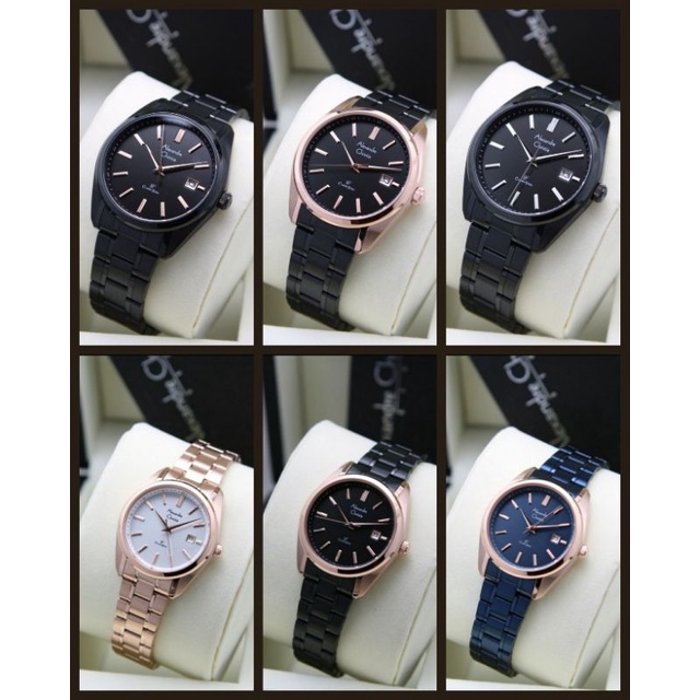 Alexandre Christie AC8660 AC 8660 Jam Couple Pria Wanita Original