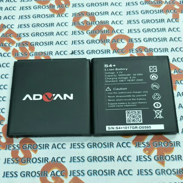 Baterai Battery Original Double Power ADVAN Vandroid S4+ , S4 Plus