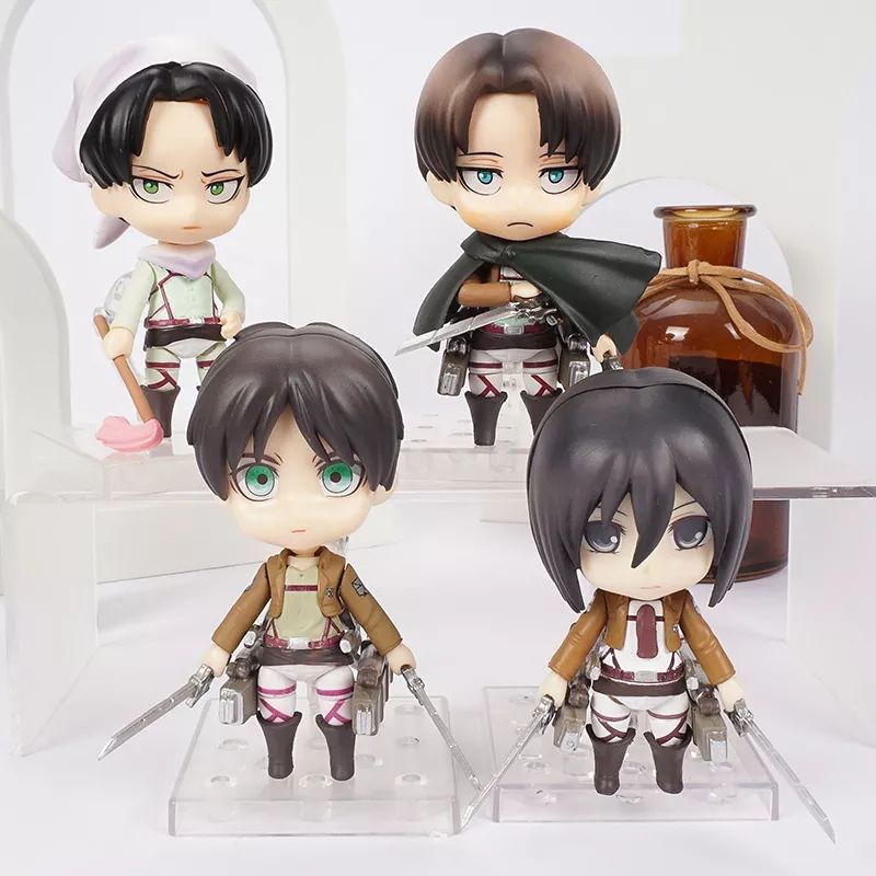 FIGMA ATTACK ON TITAN EREN YEAGER MIKASA ACKERMAN