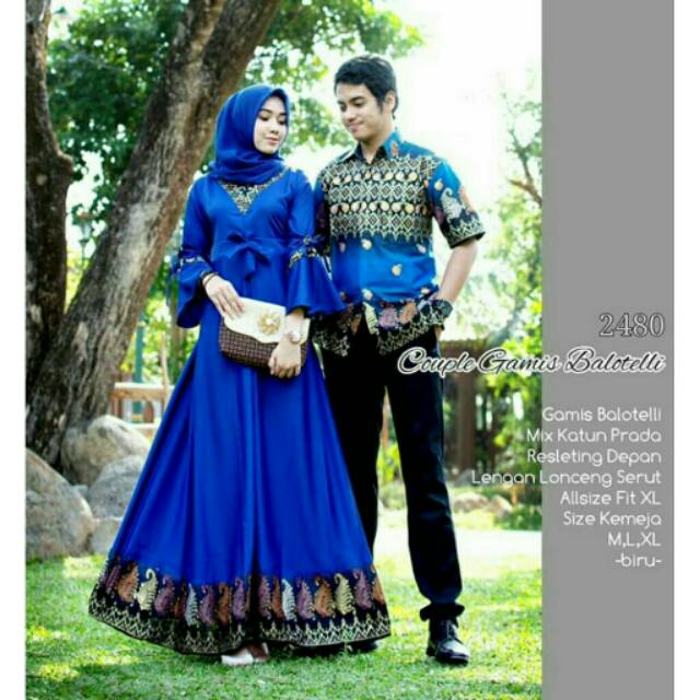 GROSIR BATIK COUPLE GAMIS BALOTELLI