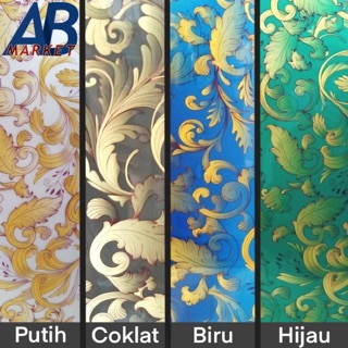 fiber pagar  plastik penutup pagar motif batik  gloss harga 