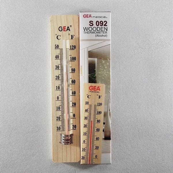 Termometer Kayu - Termometer Ruang - Termometer Ruangan - Termometer Tetas Telur