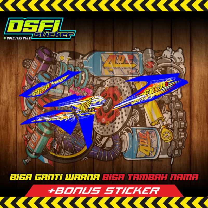 striping transparan Vario 125 old