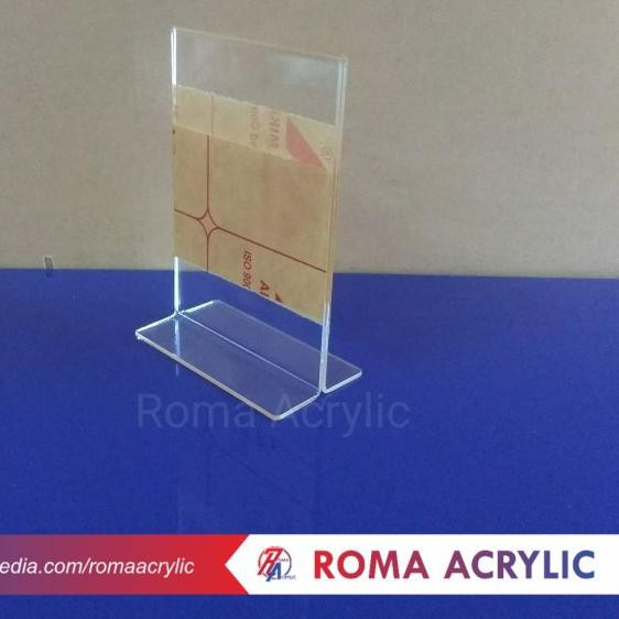 

♛ akrilik menu 3R/ tent card akrilik 3R ◙